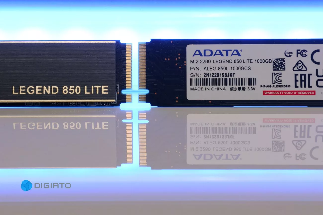 بررسی حافظه SSD ای‌دیتا Legend 850 Lite