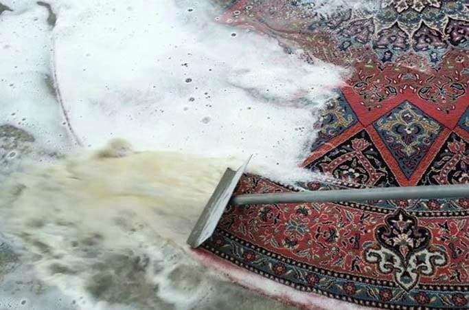 تثبیت رنگ فرش دستبافت