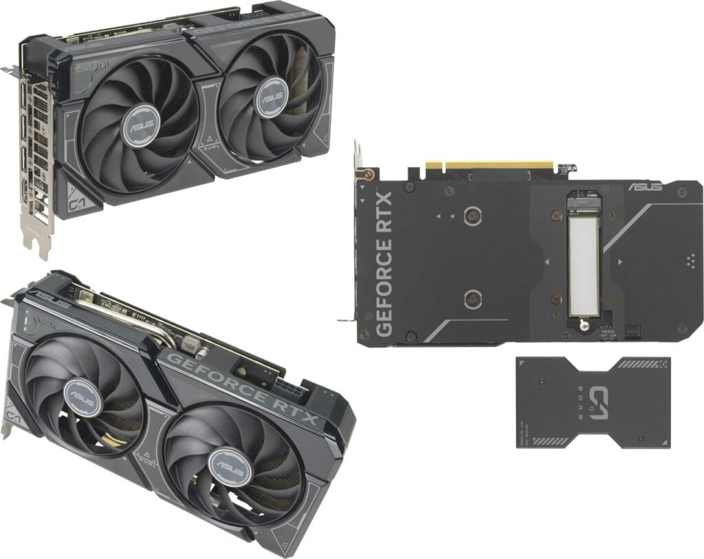 ایسوس کارت گرافیک RTX 4060 Ti را با اسلات یکپارچه M.2 معرفی کرد