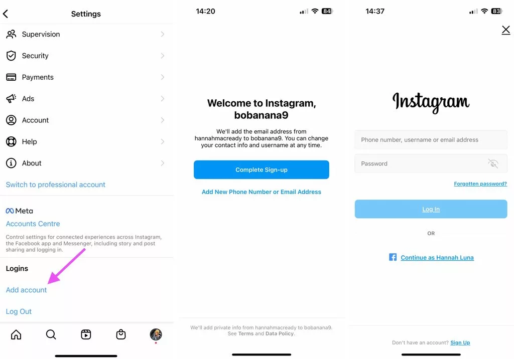 نصب اینستاگرام دوم