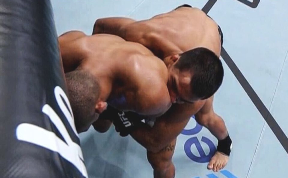 حذف مبارز برزیلی از UFC بعد از گاز گرفتن گوش حریف + ویدئو_آفتاب شرق 24 حذف مبارز برزیلی از UFC پس از گاز گرفتن گوش حریف + ویدئو