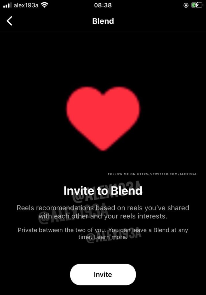 قابلیت Blend اینستاگرام