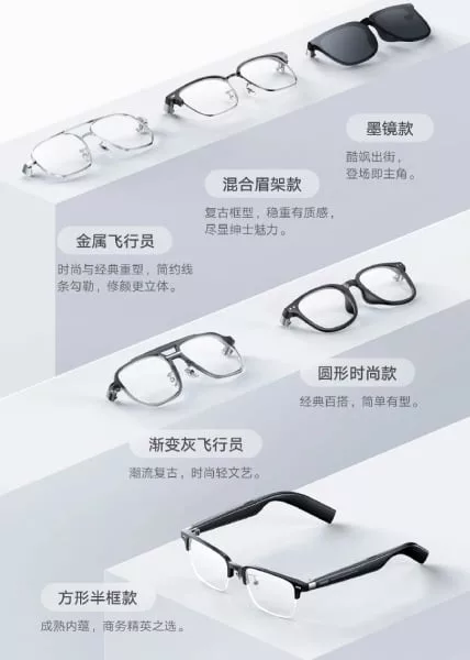 شیائومی عرضه عینک هوشمند Mijia Smart Audio Glasses را آغاز کرد