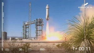 بلو اوریجین برای اولین‌بار پس از 2022، دوباره انسان به فضا فرستاد + ویدیو
