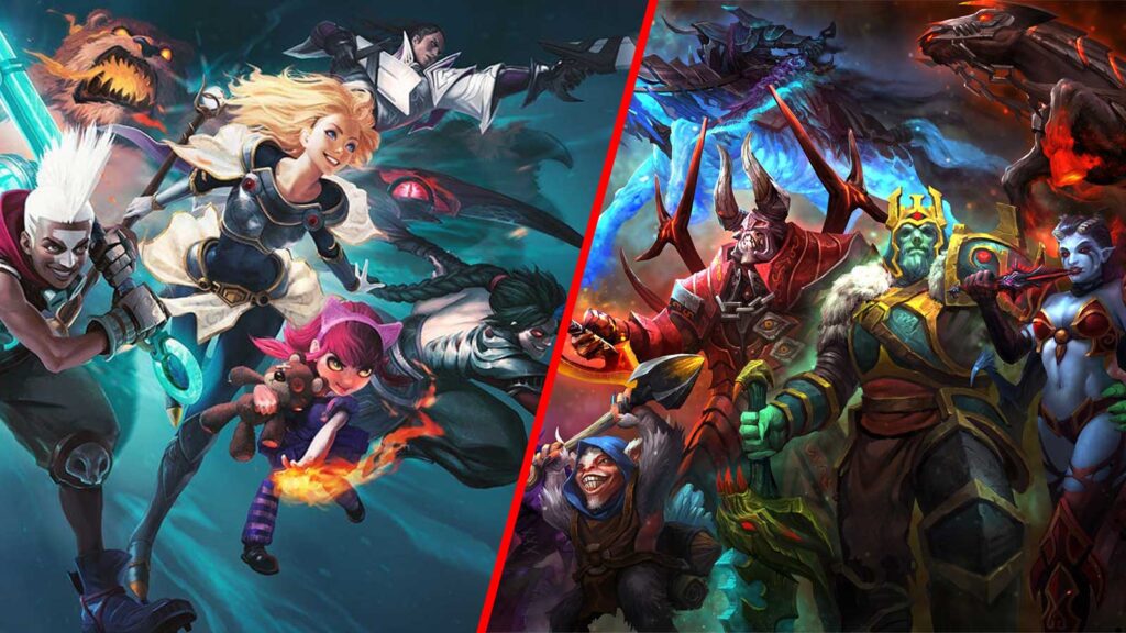 Dota 2 و League of Legends شباهت‌ها و تفاوت‌ها آفتاب شرق