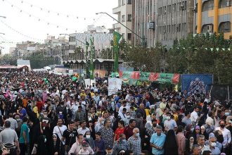 استقرار 100آمبولانس و خودروی امدادی در مهمانی10کیلومتری غدیر