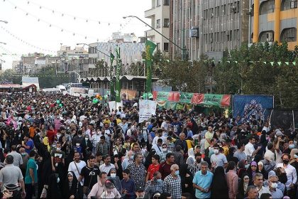 استقرار 100آمبولانس و خودروی امدادی در مهمانی10کیلومتری غدیر