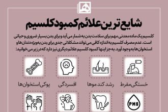 شایع‌ترین علائم کمبود کلسیم