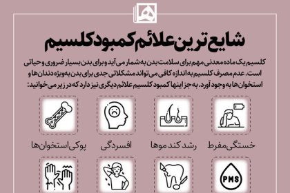 شایع‌ترین علائم کمبود کلسیم