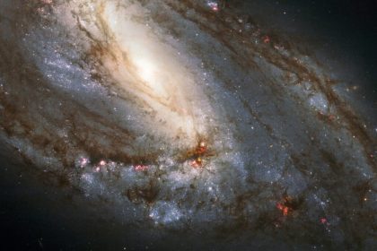 مسیه 66 که با نام NGC 3627 نیز شناخته می‌شود، درخشان‌ترین کهکشان از سه کهکشان سه‌گانه لئو است