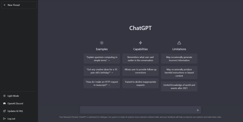 بهترین هوش مصنوعی برای تشکیل محتوا_آفتاب شرق 36 هوش مصنوعی ChatGPT