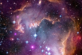 تصویر روز ناسا: NGC 602، خوشه ستاره‌ای صدف