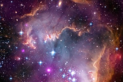 تصویر روز ناسا: NGC 602، خوشه ستاره‌ای صدف