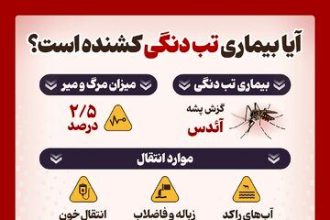 اینفوگرافیک/ آیا بیماری تب دنگی کشنده است؟