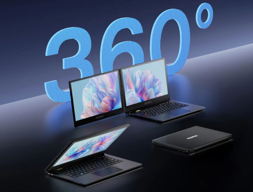 با Acemagic X1 آشنا شوید؛ اولین لپ‌تاپ 360 درجه تاشو افقی در جهان