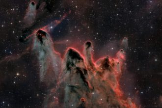 این گلبول‌ها درحال دور شدن از بقایای ابرنواختر ولا هستند که ممکن است بر شکل‌های خمیده آنها تأثیر گذاشته باشد.
