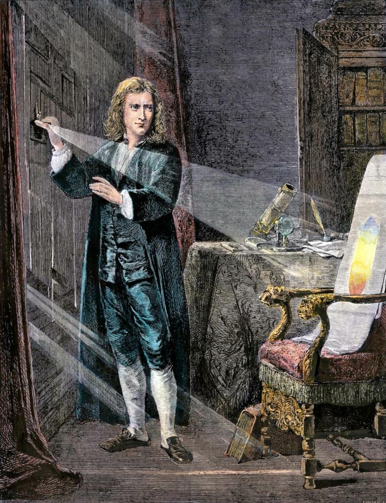 نیوتن مدرک کارشناسی ارشد خود را از کالج ترینیتی در دانشگاه کمبریج سال 1668 دریافت کرد و 33 سال دیگر در ترینیتی ماند.