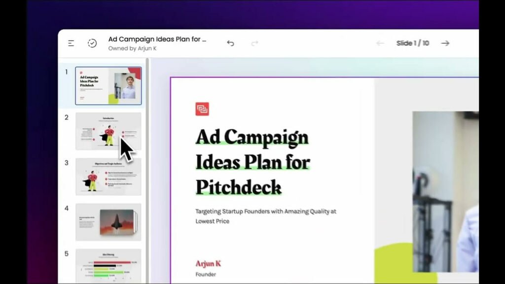 هوش مصنوعی Presentations.ai