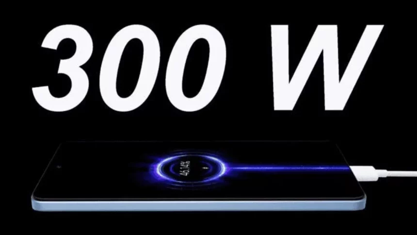 فناوری شارژ 300 واتی