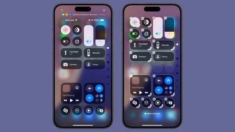آپدیت iOS 18 رسماً انتشار شد؛ نگاهی به 8 ویژگی تازه و جذاب_آفتاب شرق 16 کنترل سنتر جدید iOS 18