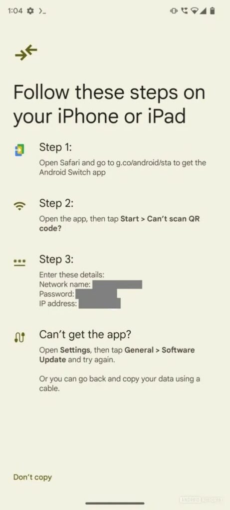 گوگل انگارً نام اپ Switch to Android را به Android Switch تحول میدهد_آفتاب شرق 4 1726093239 511 گوگل انگارً نام اپ Switch to Android را به Android