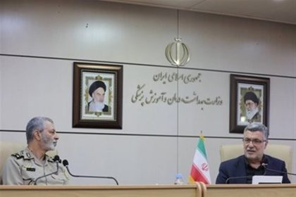 آمادگی ارتش برای همکاری با وزارت بهداشت در حوزه سلامت