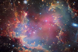 تصویر روز ناسا: خوشه ستاره‌ای NGC 602؛ تصویری از تلسکوپ فضایی جیمز وب