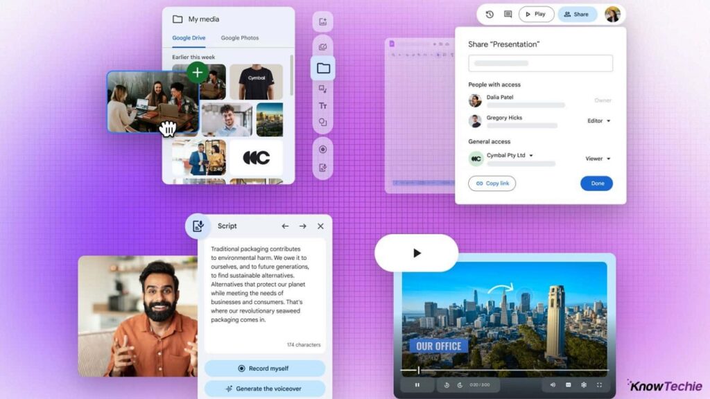 گوگل Vids انتشار شد؛ اپلیکیشن هوش مصنوعی جمینای برای تشکیل ویدیو_آفتاب شرق 4 اپلیکیشن تولید ویدیوی گوگل