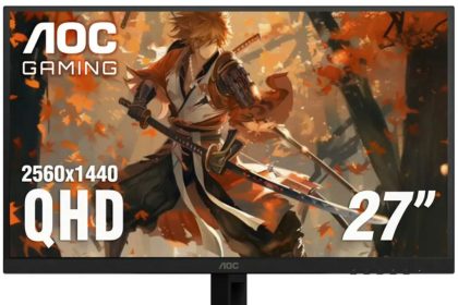 مانیتور 27 اینچی جدید AOC با رزولوشن 2K و قیمت 220 دلاری معرفی شد