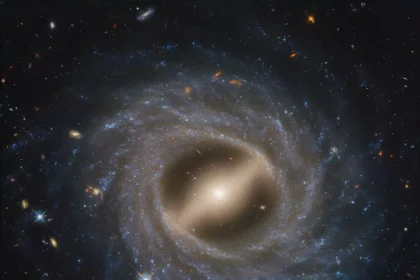 کهکشان مارپیچی میله‌ای NGC 5335 از نگاه هابل