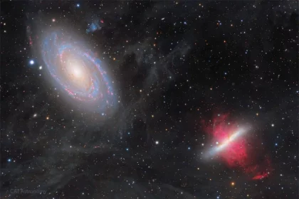 جنگ کهکشان‌ها؛ M81 در مقابل M82