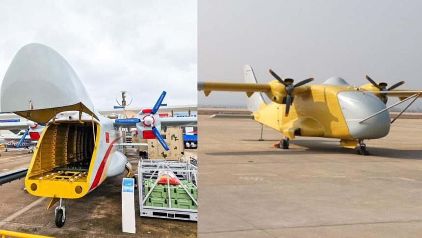 پرواز آزمایشی موفق پهپاد باری غول‌پیکر چین؛ حمل 1 تن بار + ویدیو