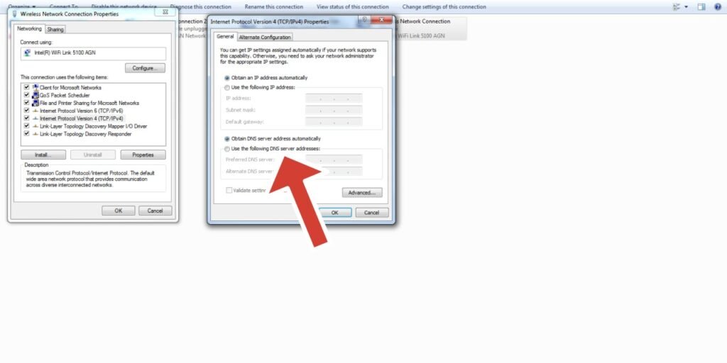 آموزش از بین بردن خطای اتصال شما خصوصی نیست در گوگل کروم_آفتاب شرق 28 تغییر DNS