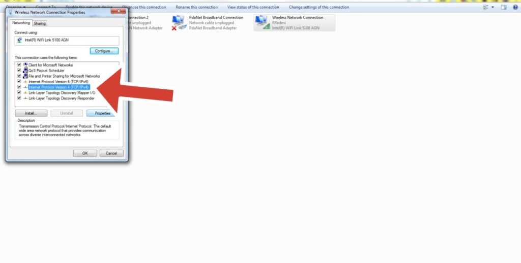 آموزش از بین بردن خطای اتصال شما خصوصی نیست در گوگل کروم_آفتاب شرق 29 تغییر DNS ویندوز