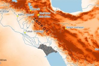 موقعیت گورستان باستانی «کانی کوتر»