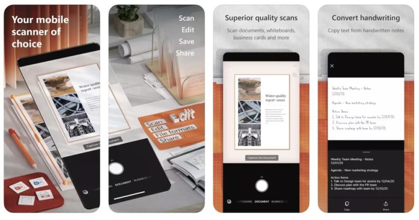 پایان کار Microsoft Lens؛ اپلیکیشن اسکنر با کوپایلوت ادغام می‌شود