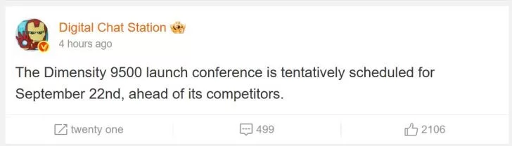 دایمنسیتی 9500 به گمان زیادً یک روز پیش از اسنپدراگون 8 الیت 2 معارفه میشود_آفتاب شرق 1 دایمنسیتی 9500 احتمالاً یک روز پیش از اسنپدراگون 8 الیت 2 معرفی میشود