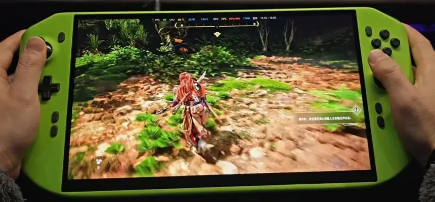 کاربر چینی کنسول دستی ۱۲.۵ اینچی با گرافیک RTX 4090 و i9-14900HX ساخت_آفتاب شرق 3 کنسول دستی چینی