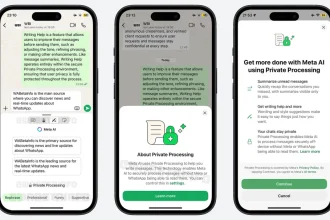 کاربران آیفون به‌زودی می‌توانند با هوش مصنوعی واتس‌اپ متن بنویسند