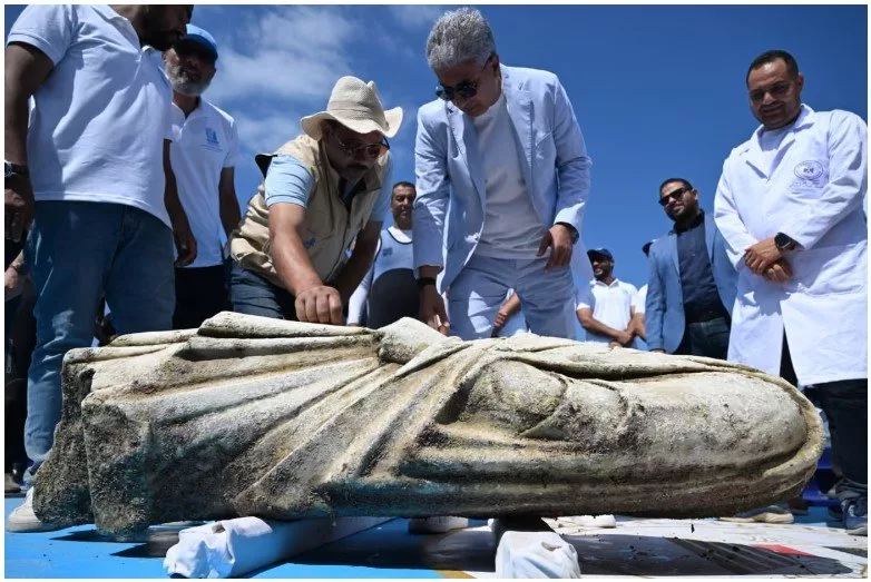 باقی مانده شهر ۲ هزار ساله مصری از زیر آب بیرون کشیده شد + ویدیو_آفتاب شرق 6 کشف بقایای شهر غرق شده 2 هزار ساله در مصر