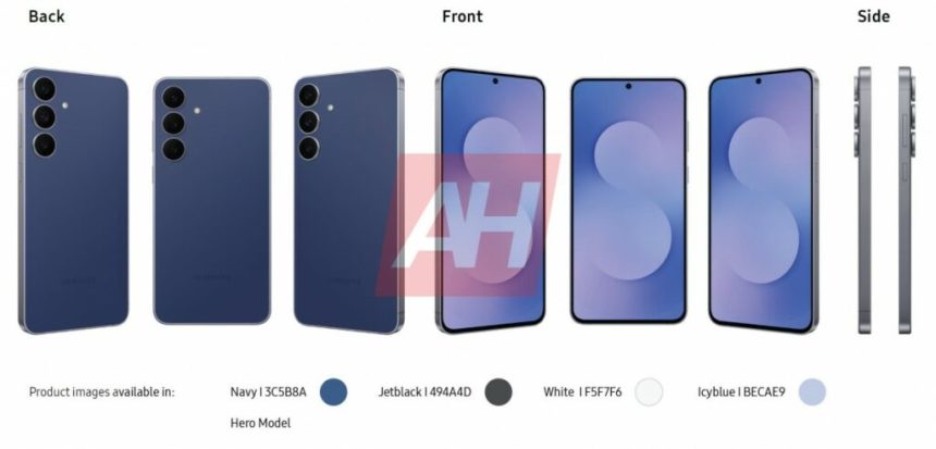 افشای رنگ‌بندی متنوع Galaxy S25 FE