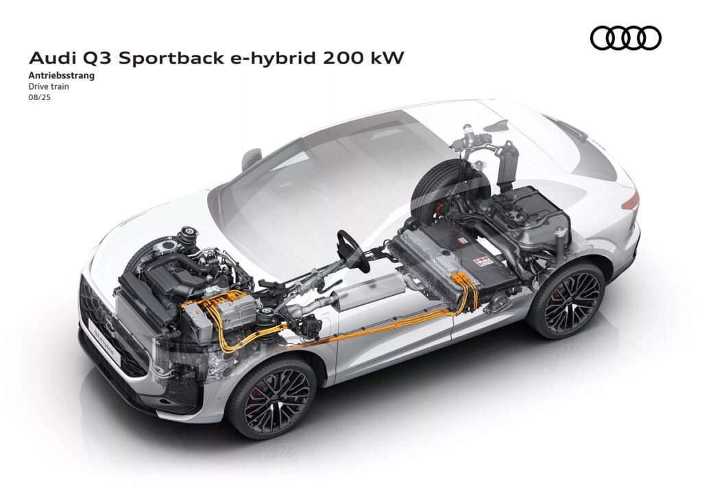 آئودی Q3 اسپرتبک به طور رسمی رونمایی شد، شاسیبلند کوپه کوچک و اسپرت_آفتاب شرق 6 موتور هیبریدی