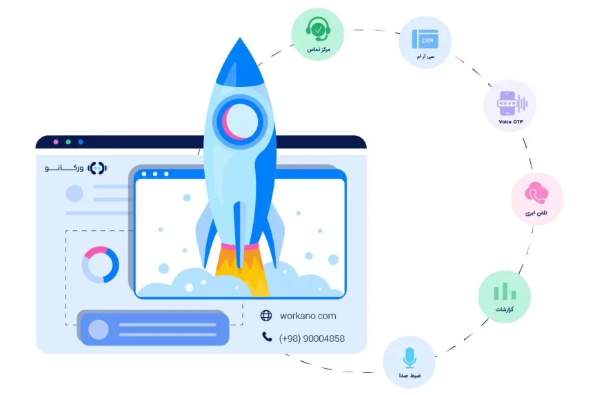 رونمایی از نسل جدید مرکز تلفن ابری ورکانو در الکامپ 1404