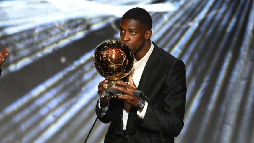 عثمان دمبله توپ طلا ۲۰۲۵