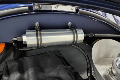 محل قرارگیری کنیستر در یک خودرو درون‌سوز