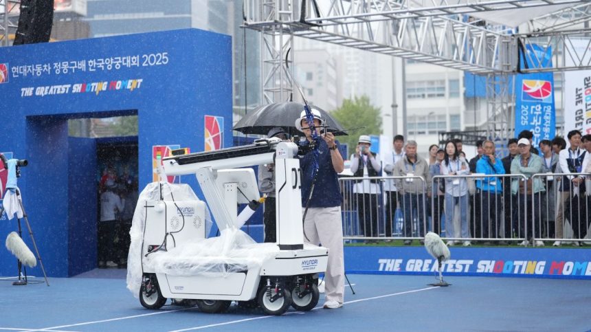 ربات تیرانداز هیوندای