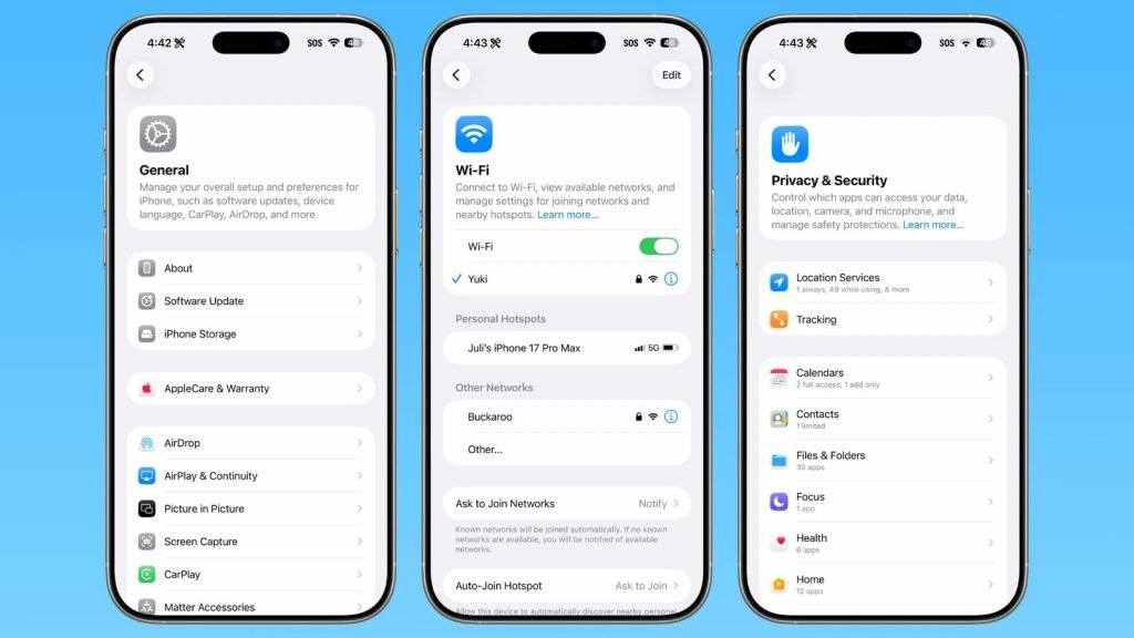 قابلیت‌های جدید iOS 26.1 برای آیفون

