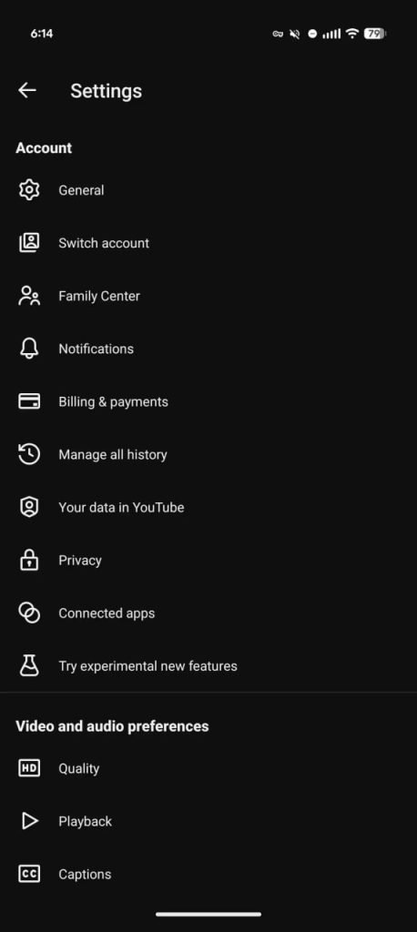 تغییرات یوتوب