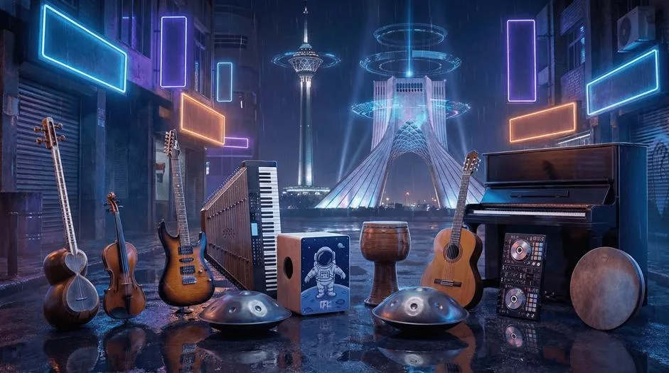 انقلاب موسیقی دیجیتال در ایران آفتاب شرق.webp