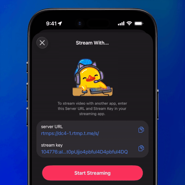 1763791051 0 تلگرام با قابلیت لایو استوری و حراج گیفت‌ها آپدیت شد آفتاب